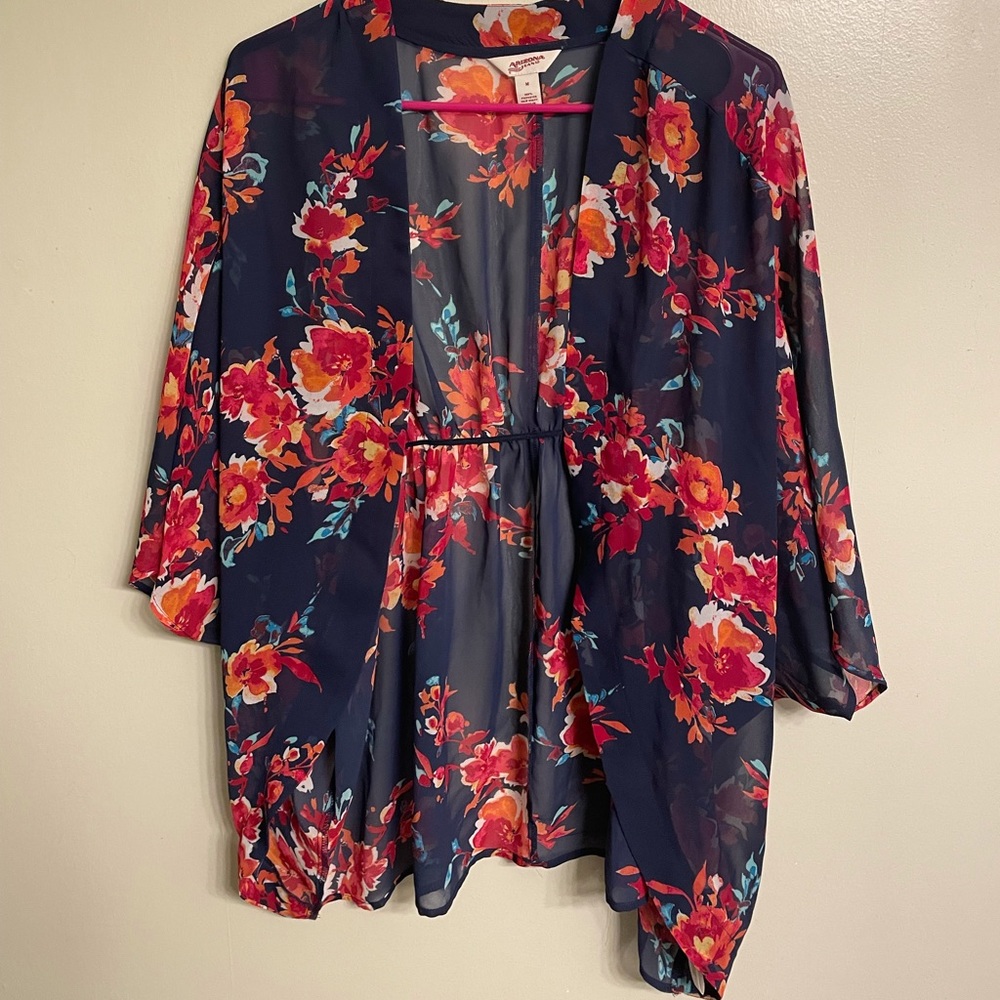 Floral Shawl/Cover Up